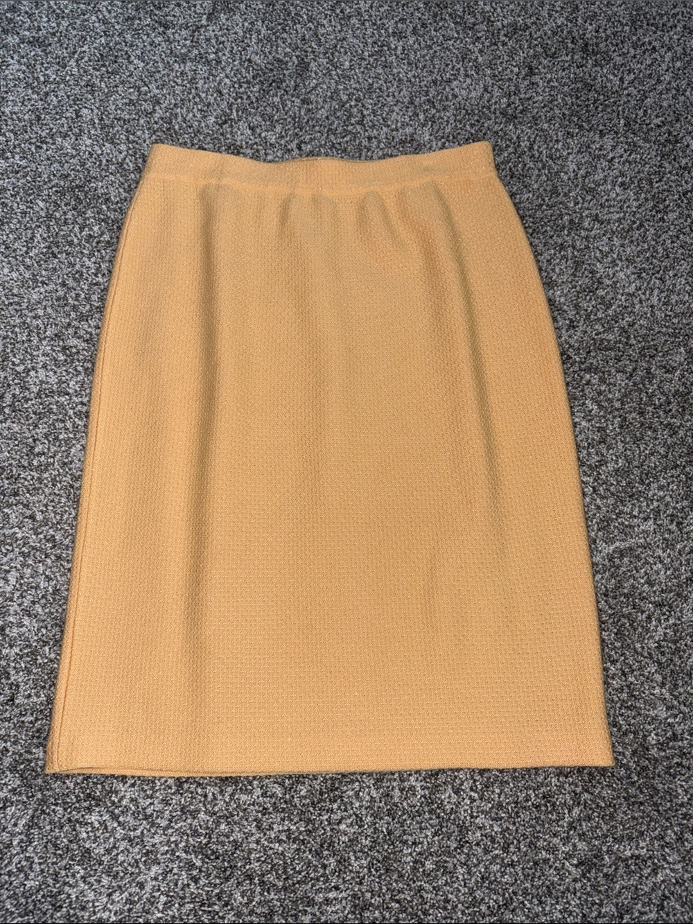 St. John Knits Santana Knit Pencil Skirt in Yellow